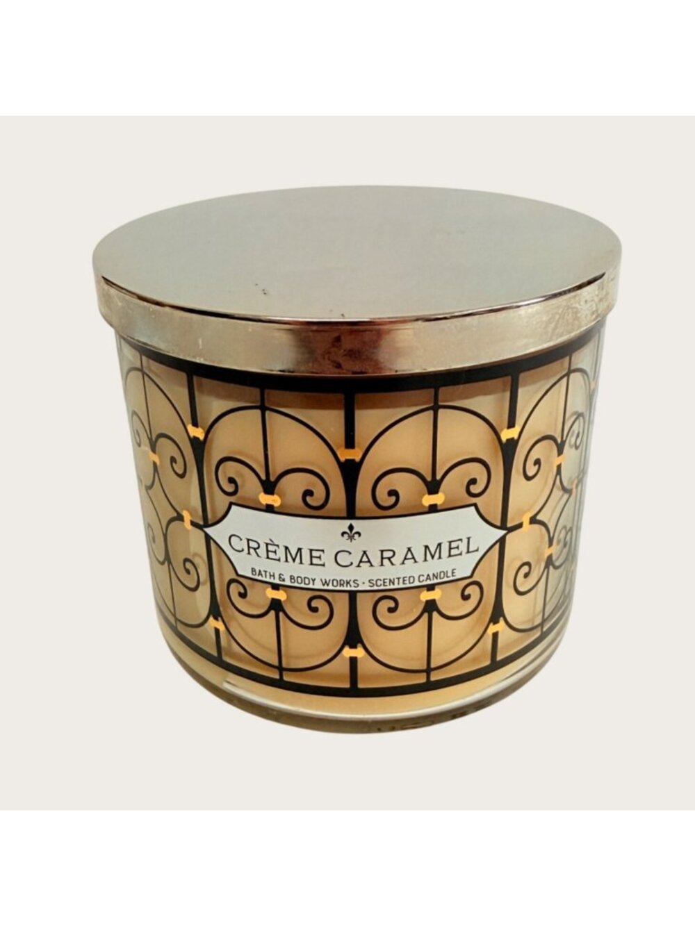 Bath & Body Works Crème Caramel 3-Wick Scented Candle 14.5 Oz